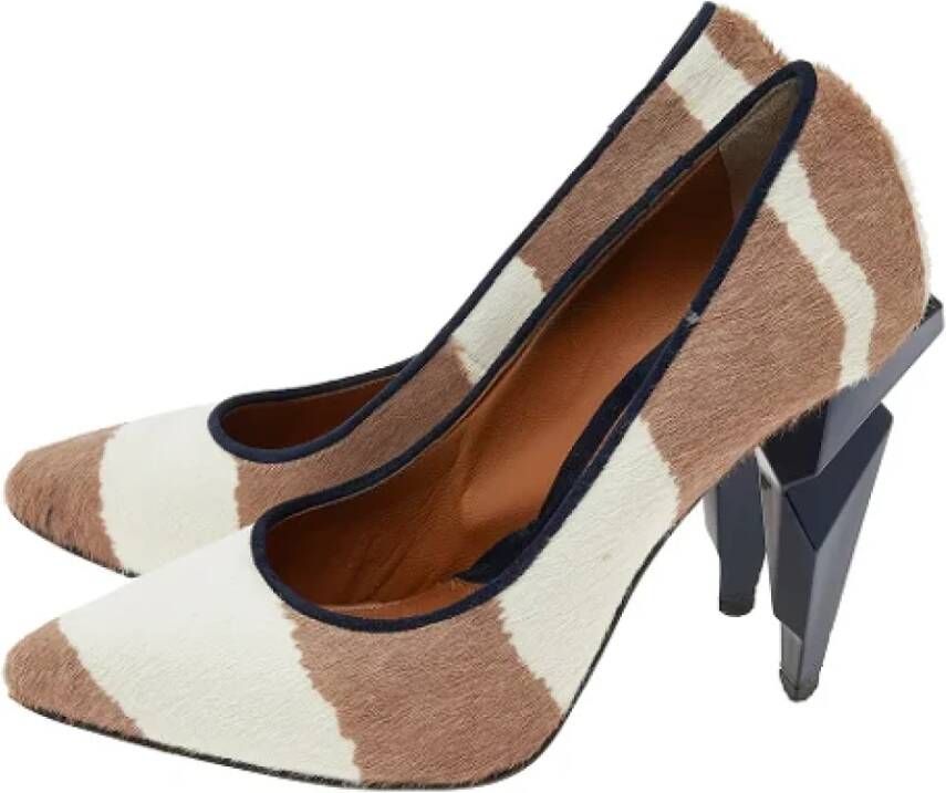 Fendi Vintage Pre-owned Fabric heels Beige Dames