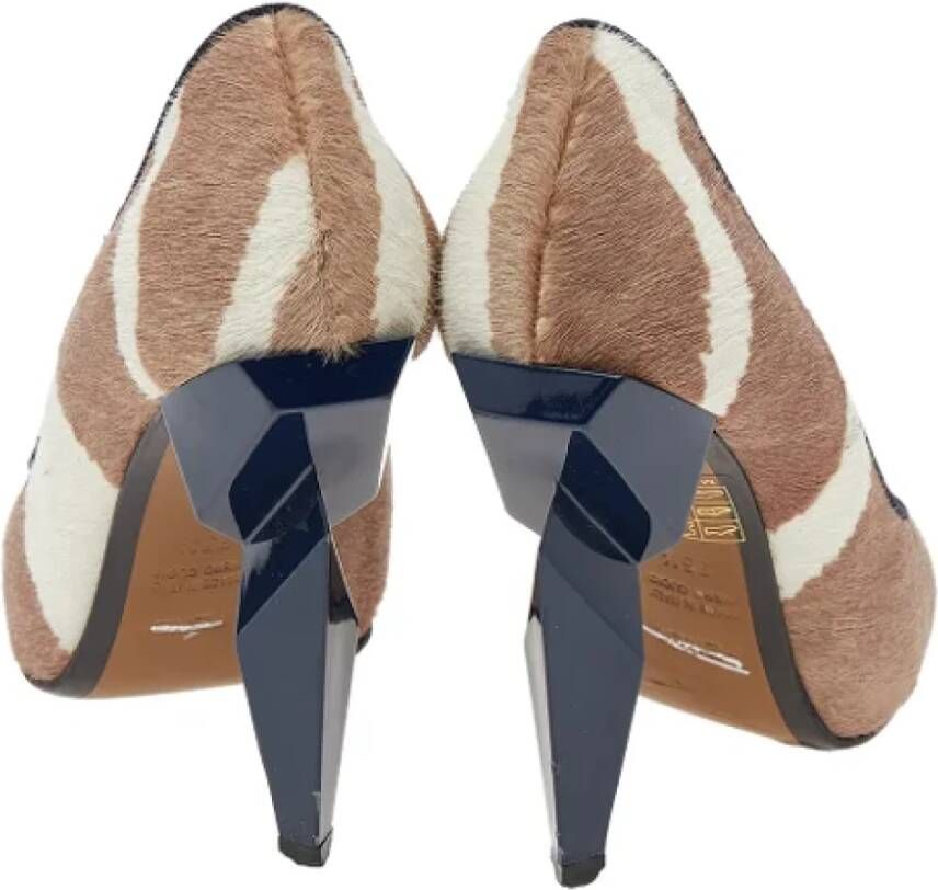 Fendi Vintage Pre-owned Fabric heels Beige Dames