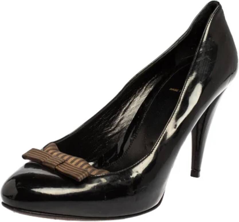 Fendi Vintage Pre-owned Fabric heels Black Dames