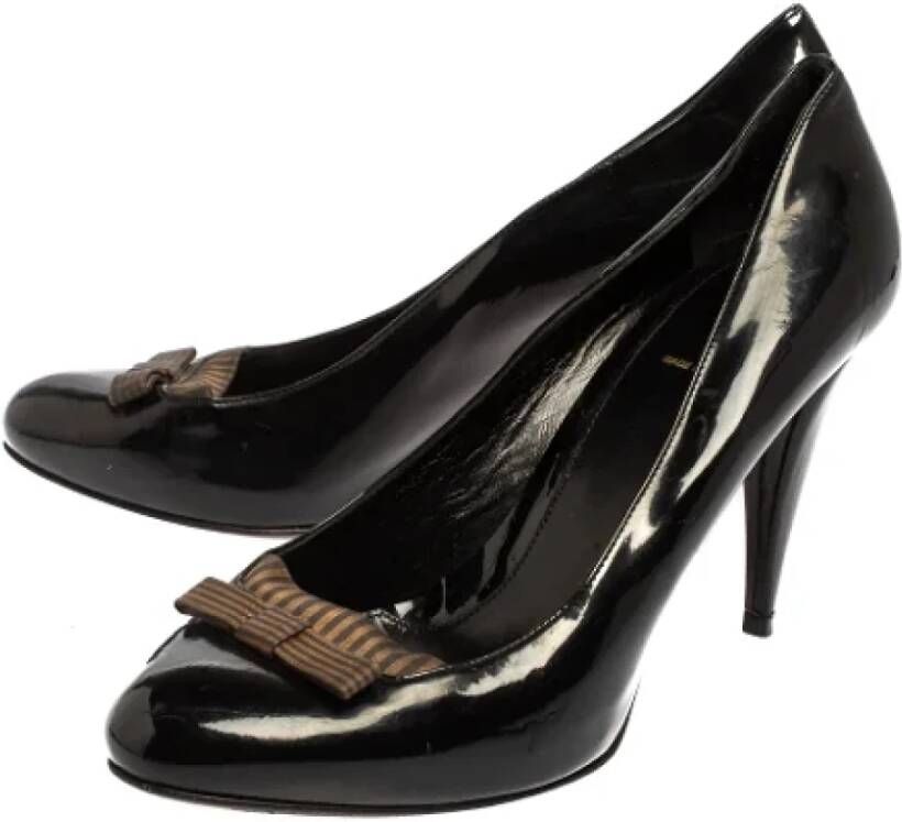 Fendi Vintage Pre-owned Fabric heels Black Dames