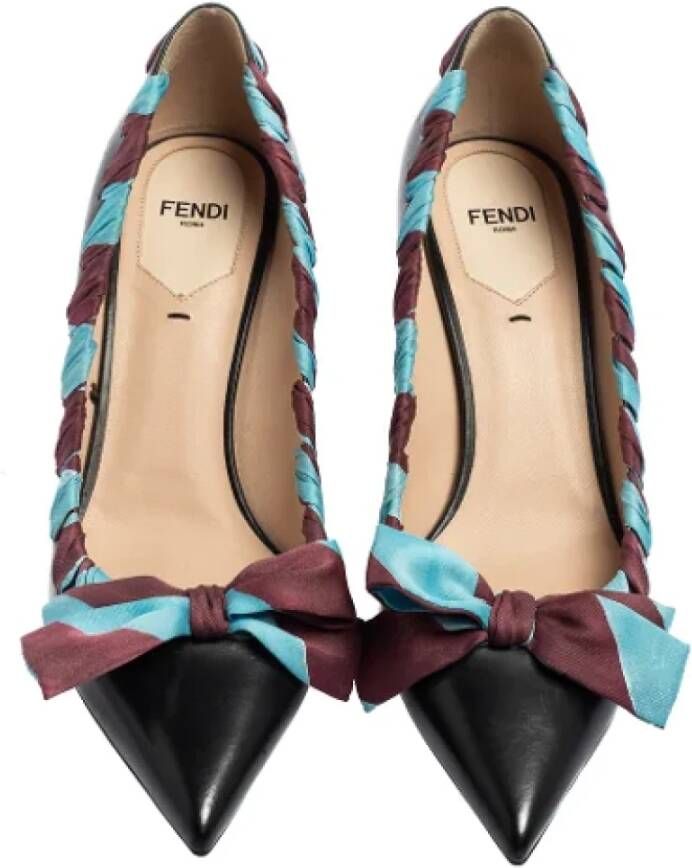 Fendi Vintage Pre-owned Fabric heels Black Dames