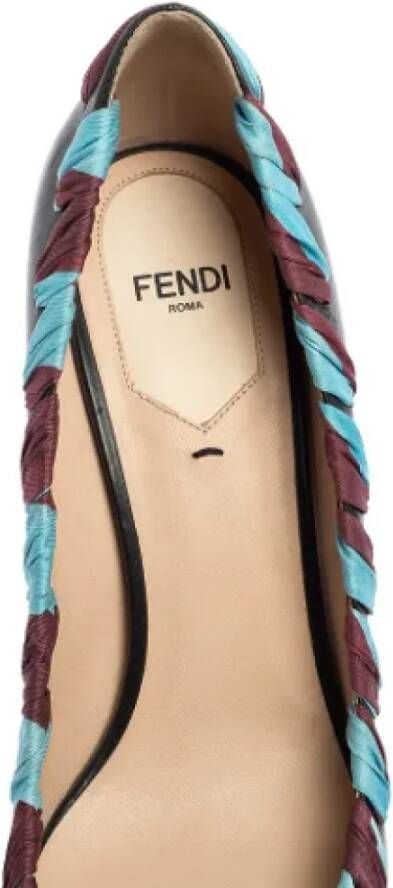 Fendi Vintage Pre-owned Fabric heels Black Dames