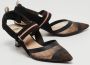 Fendi Vintage Pre-owned Fabric heels Brown Dames - Thumbnail 4