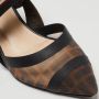 Fendi Vintage Pre-owned Fabric heels Brown Dames - Thumbnail 8