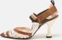 Fendi Vintage Pre-owned Fabric heels Brown Dames - Thumbnail 2