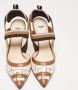 Fendi Vintage Pre-owned Fabric heels Brown Dames - Thumbnail 3