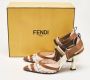 Fendi Vintage Pre-owned Fabric heels Brown Dames - Thumbnail 9