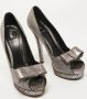 Fendi Vintage Pre-owned Fabric heels Gray Dames - Thumbnail 4