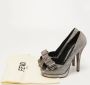 Fendi Vintage Pre-owned Fabric heels Gray Dames - Thumbnail 9