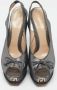 Fendi Vintage Pre-owned Fabric heels Gray Dames - Thumbnail 3