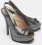 Fendi Vintage Pre-owned Fabric heels Gray Dames - Thumbnail 4