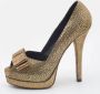 Fendi Vintage Pre-owned Fabric heels Yellow Dames - Thumbnail 2