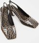 Fendi Vintage Pre-owned Fabric sandals Brown Dames - Thumbnail 4