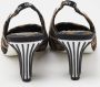 Fendi Vintage Pre-owned Fabric sandals Brown Dames - Thumbnail 5