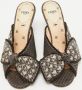 Fendi Vintage Pre-owned Fabric sandals Brown Dames - Thumbnail 3