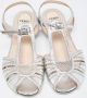 Fendi Vintage Pre-owned Fabric sandals Gray Dames - Thumbnail 3