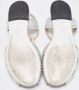 Fendi Vintage Pre-owned Fabric sandals Gray Dames - Thumbnail 6