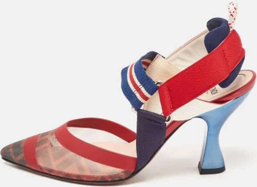Fendi Vintage Pre-owned Fabric sandals Multicolor Dames