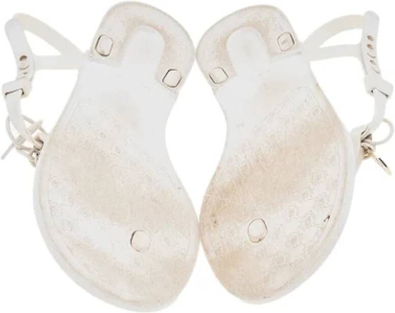 Fendi Vintage Pre-owned Fabric sandals White Dames