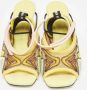 Fendi Vintage Pre-owned Fabric sandals Yellow Dames - Thumbnail 3