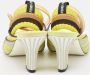 Fendi Vintage Pre-owned Fabric sandals Yellow Dames - Thumbnail 5