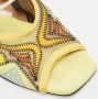 Fendi Vintage Pre-owned Fabric sandals Yellow Dames - Thumbnail 7