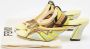 Fendi Vintage Pre-owned Fabric sandals Yellow Dames - Thumbnail 9