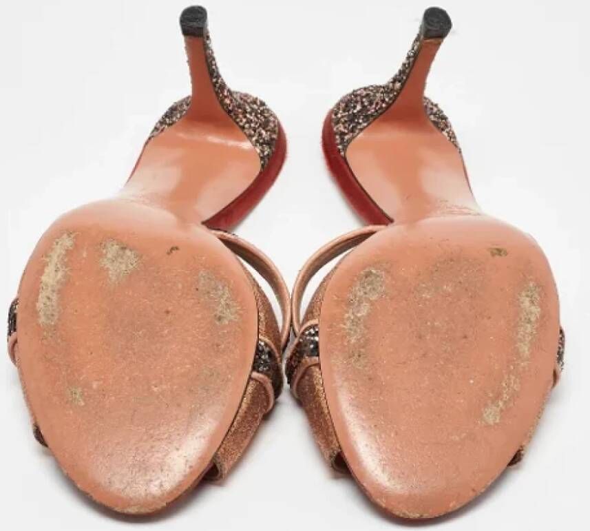 Fendi Vintage Pre-owned Fabric sandals Yellow Dames