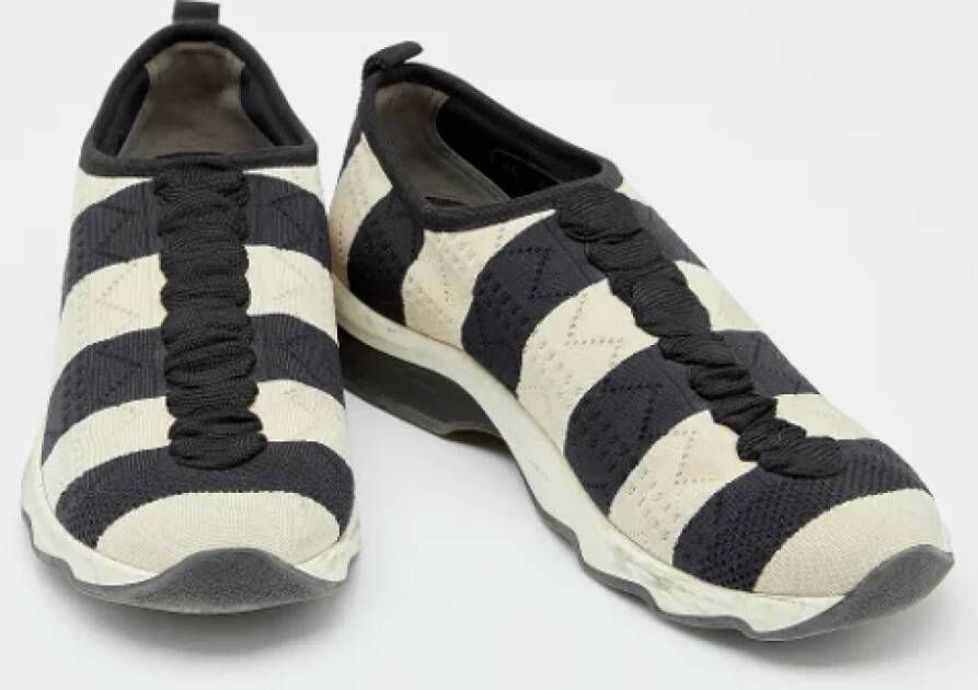 Fendi Vintage Pre-owned Fabric sneakers Black Dames