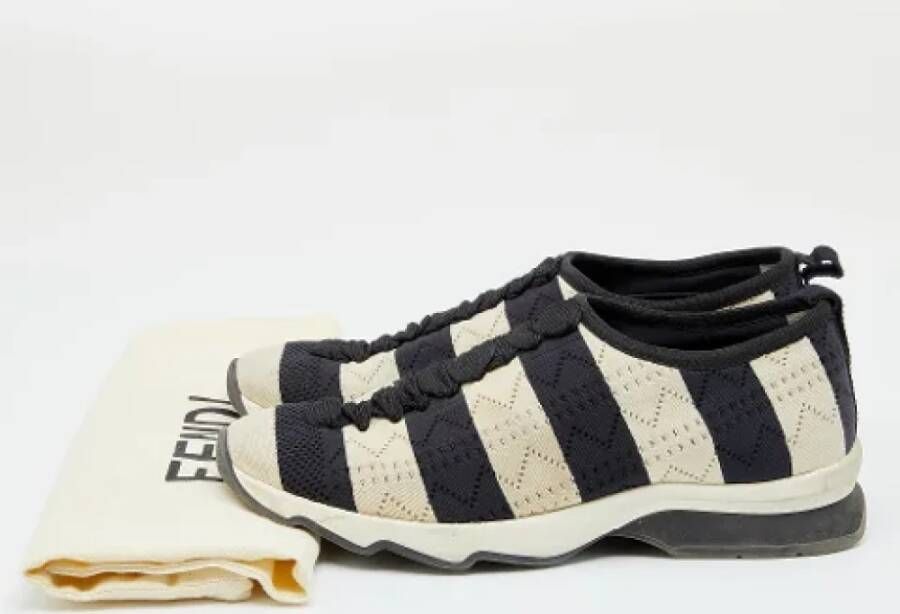 Fendi Vintage Pre-owned Fabric sneakers Black Dames