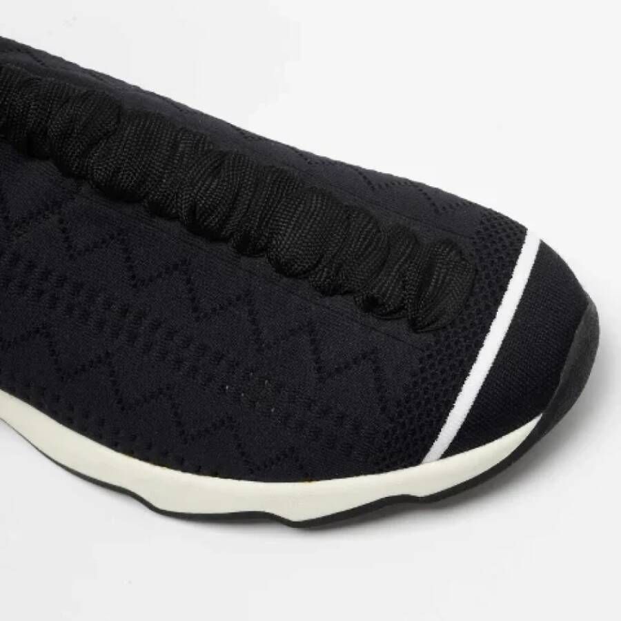 Fendi Vintage Pre-owned Fabric sneakers Black Dames