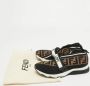 Fendi Vintage Pre-owned Fabric sneakers Black Dames - Thumbnail 9