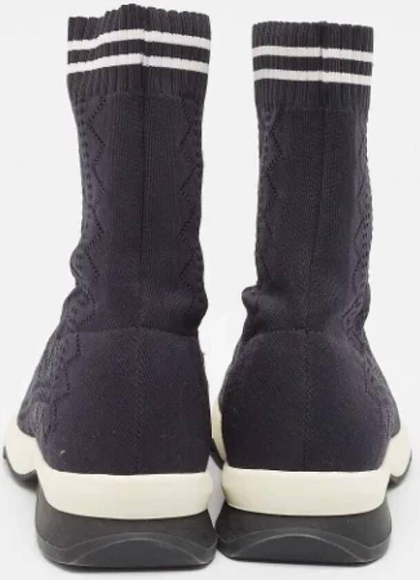 Fendi Vintage Pre-owned Fabric sneakers Black Dames