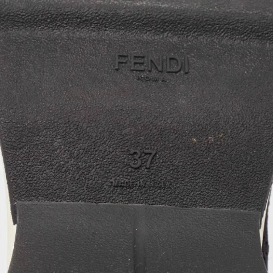 Fendi Vintage Pre-owned Fabric sneakers Black Dames