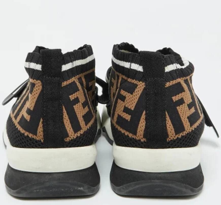 Fendi Vintage Pre-owned Fabric sneakers Black Dames