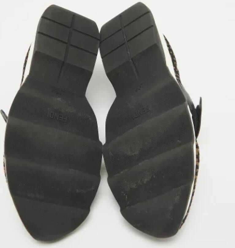 Fendi Vintage Pre-owned Fabric sneakers Black Dames