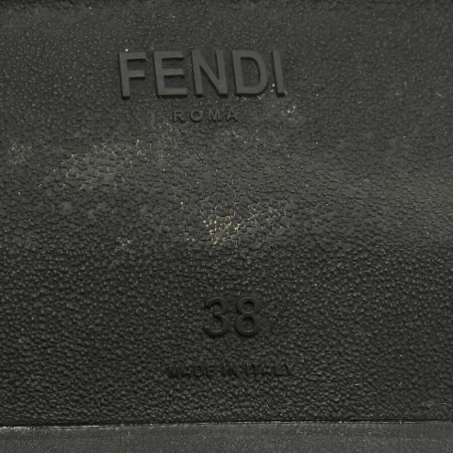 Fendi Vintage Pre-owned Fabric sneakers Black Dames
