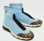 Fendi Vintage Pre-owned Fabric sneakers Blue Dames - Thumbnail 4