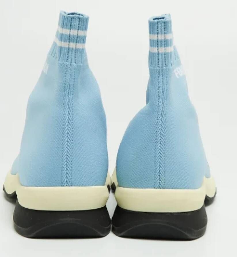 Fendi Vintage Pre-owned Fabric sneakers Blue Dames