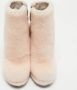 Fendi Vintage Pre-owned Faux Fur boots Pink Dames - Thumbnail 2