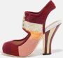 Fendi Vintage Pre-owned Knit sandals Red Dames - Thumbnail 2