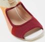 Fendi Vintage Pre-owned Knit sandals Red Dames - Thumbnail 7