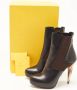 Fendi Vintage Pre-owned Leather boots Black Dames - Thumbnail 9