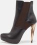 Fendi Vintage Pre-owned Leather boots Black Dames - Thumbnail 2