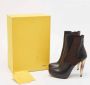Fendi Vintage Pre-owned Leather boots Black Dames - Thumbnail 9