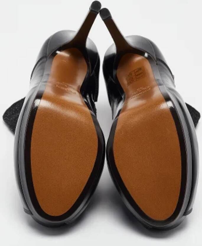 Fendi Vintage Pre-owned Leather boots Black Dames