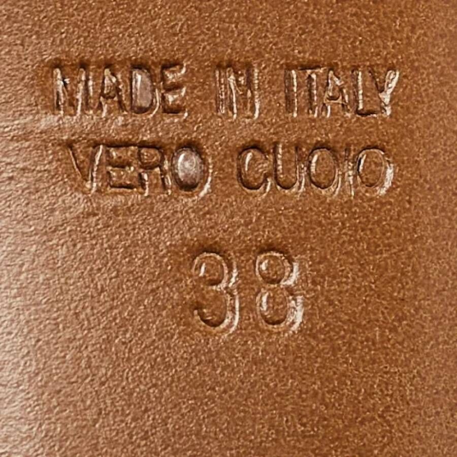 Fendi Vintage Pre-owned Leather boots Black Dames
