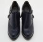 Fendi Vintage Pre-owned Leather boots Blue Dames - Thumbnail 3