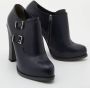 Fendi Vintage Pre-owned Leather boots Blue Dames - Thumbnail 4