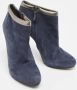 Fendi Vintage Pre-owned Leather boots Blue Dames - Thumbnail 4